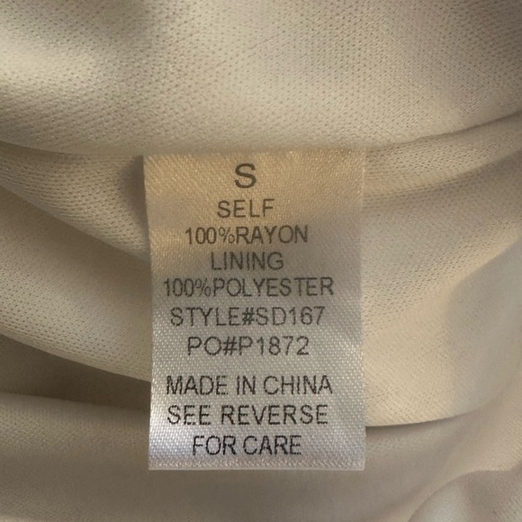 Stevie Hender Cream and Purple Ruffled Tiered Sundress - Picture 3 of 8